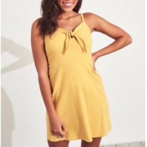 New Hollister Yellow Orange mini dress